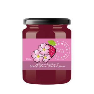 Strawberry and Wild Rose Petal Jam 230g