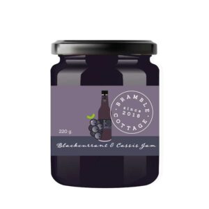 Blackcurrant and Cassis Jam 220g
