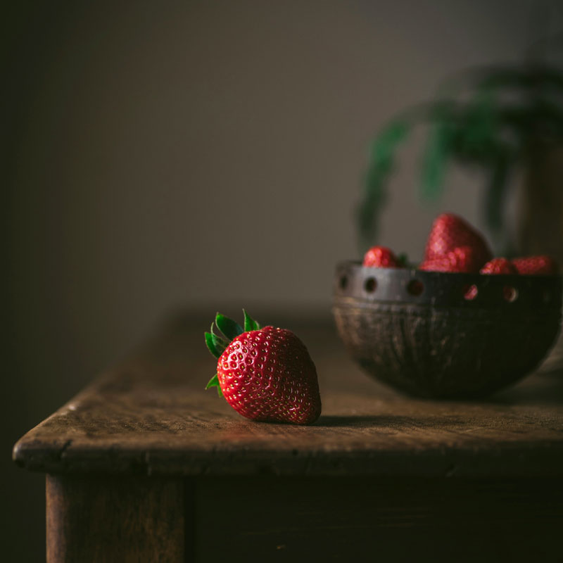 Strawberries on a table strawberries on a table
